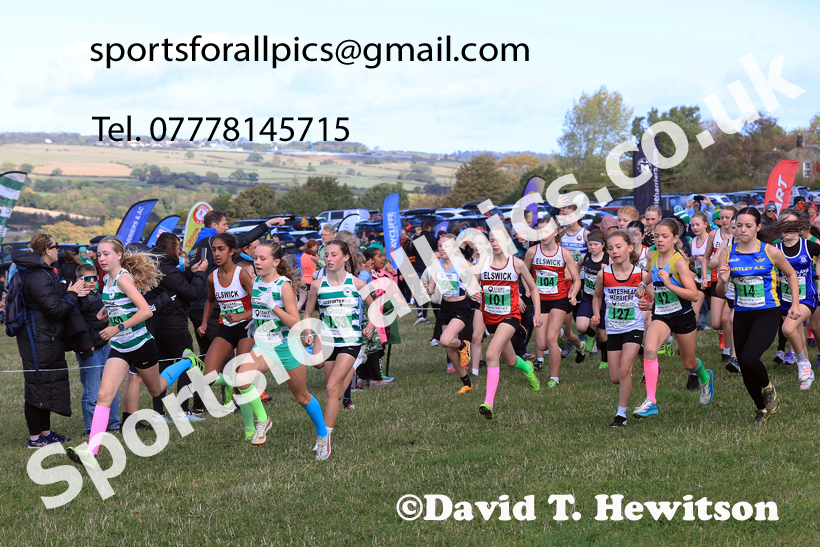 Girls Under-14s 2026 NEHL Eltringham, Mickley, Northumberland. Photo: David T. Hewitson/Sports for All Pics